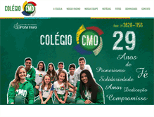 Tablet Screenshot of colegiocmo.com.br